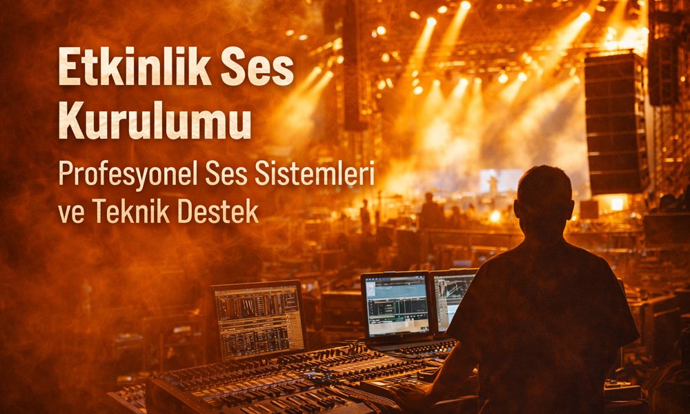 Etkinlik Ses Kurulumu | Profesyonel Ses Sistemleri ve Teknik Destek