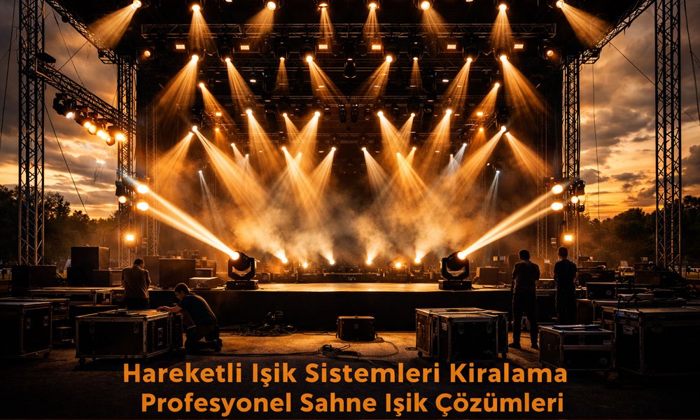 Hareketli Işık Sistemleri Kiralama | Profesyonel Sahne Işık Çözümleri