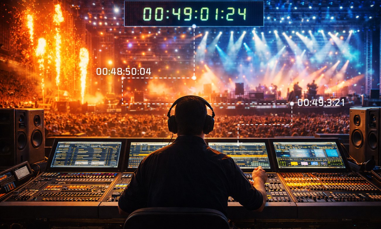 Timecode Show Programlama | Profesyonel Sahne Senkronizasyon Hizmeti